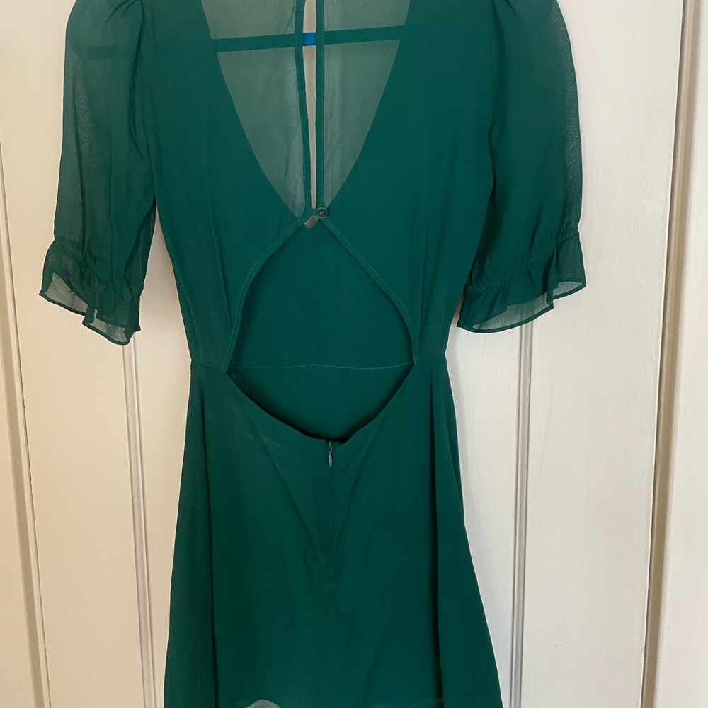 Reformation | Brielle Dress | Emerald - Picture 5 of 5